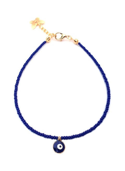 Evil Eye Beaded Anklet