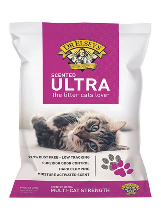 Precious Cat Ultra Scented Scoopable Cat Litter Bag Purple/White 18kg - v1606983834/N41994208A_1