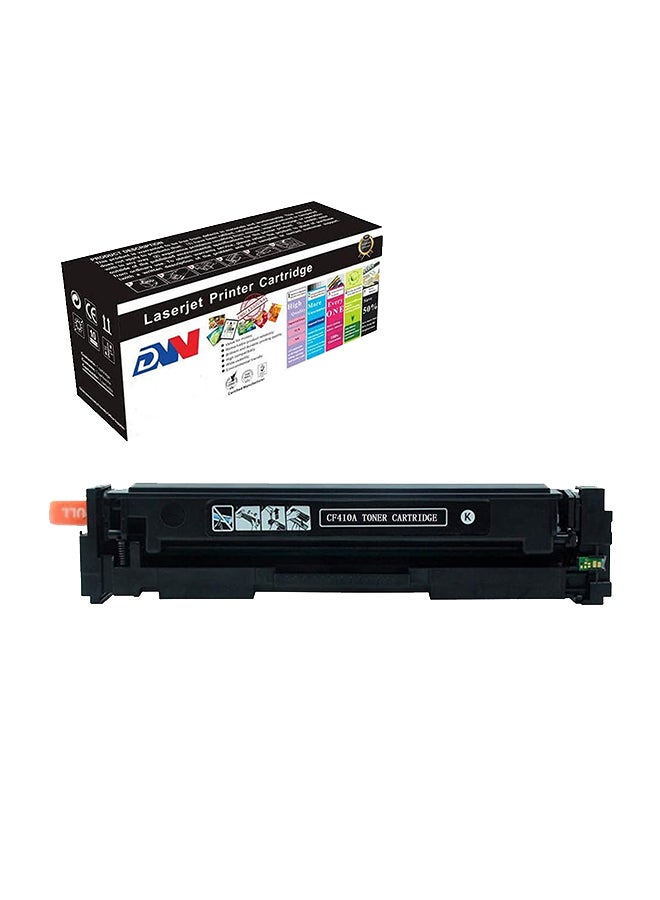 دي دبليو خرطوشة حبر بديلة لطابعة إتش بي 410A طراز CF410A . أسود  - Image 1