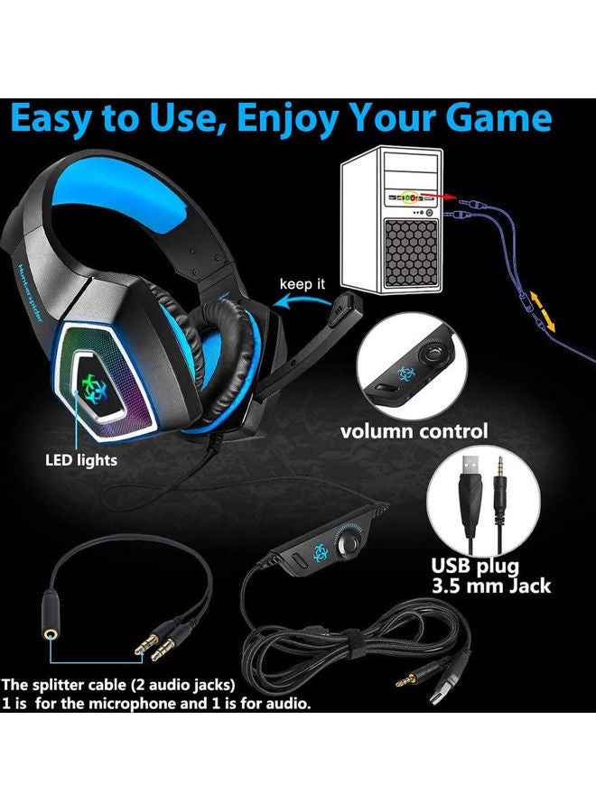 U-HOOME Game Headset For PS4 /PS5 /XOne /XSeries /Nswitch /PC Tablet Smartphone  - Image 4