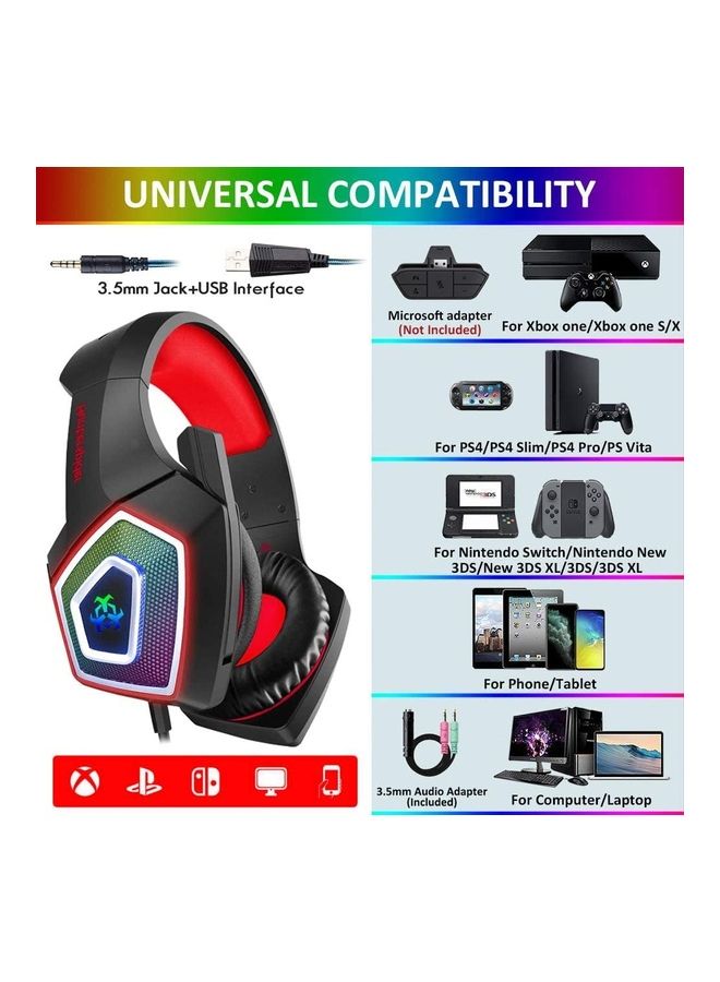 U-HOOME - Game Headset For PS4 /PS5 /XOne /XSeries /Nswitch /PC Tablet Smartphone - Image 1