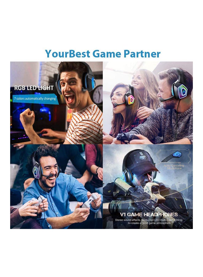 U-HOOME - Game Headset For PS4 /PS5 /XOne /XSeries /Nswitch /PC Tablet Smartphone - Image 1