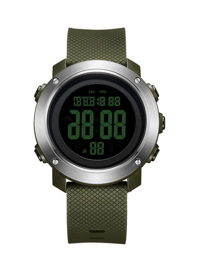 Generic - Xiaomi Youpin Space-Time Bird Multifunctional Waterproof Sports Digital Smartwatch Olive Green - Image 1