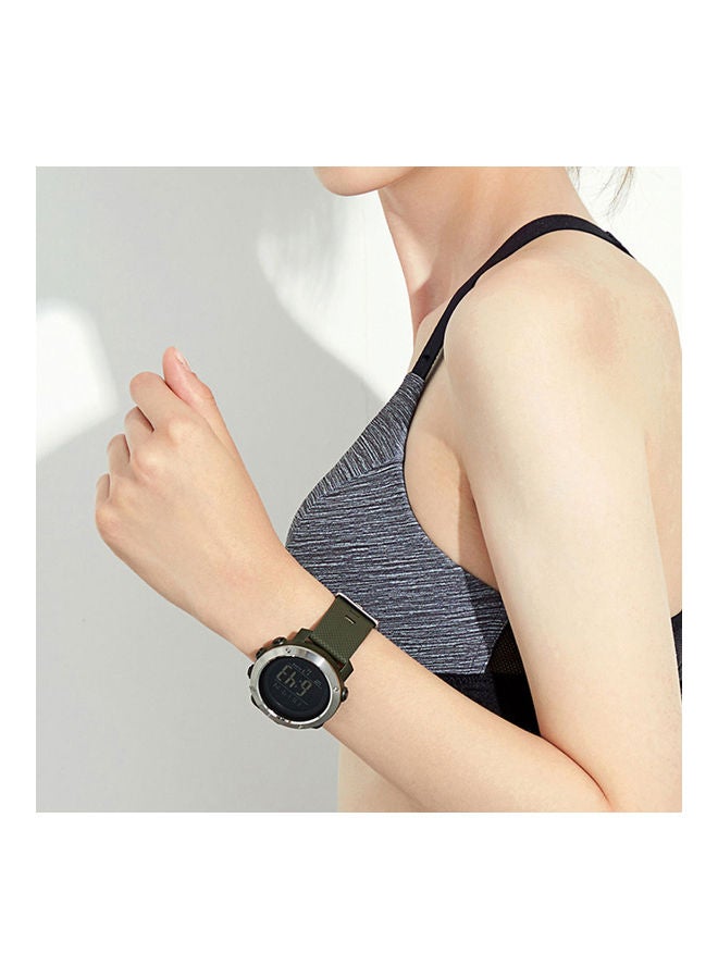 Generic - Xiaomi Youpin Space-Time Bird Multifunctional Waterproof Sports Digital Smartwatch Olive Green - Image 1