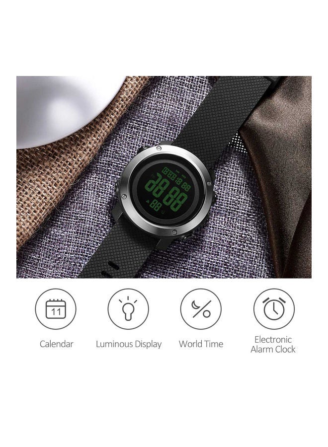 Generic - Xiaomi Youpin Space-Time Bird Multifunctional Waterproof Sports Digital Smartwatch Olive Green - Image 1