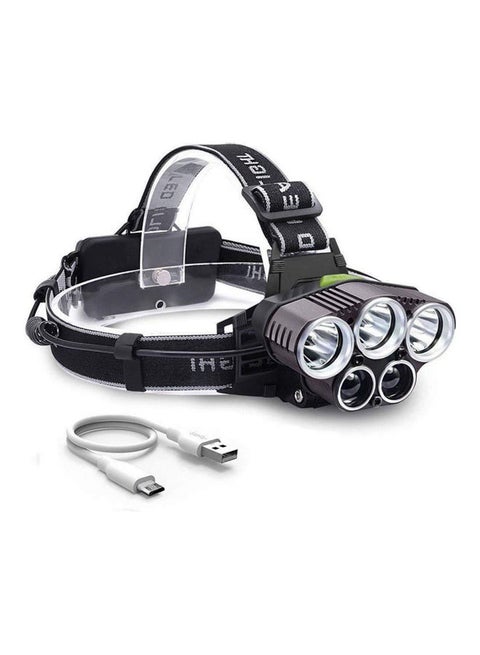 Rechargeable LED Adjustable Angle Head Flashlight 11.7 x 9.9 x 11.1cm