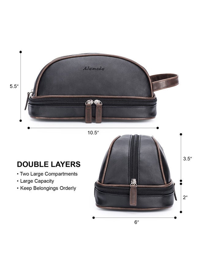 Alameda Multipurpose Dopp Kit - Black And Brown Black / Brown - Image 4