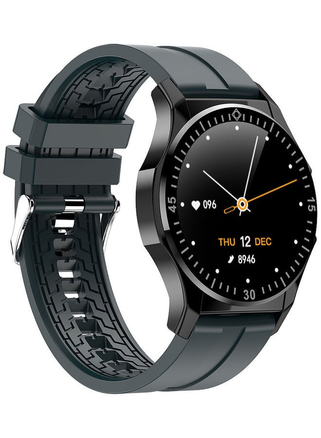 Generic - TW6 Body Temperature Smart Watch Black & Green - Image 1