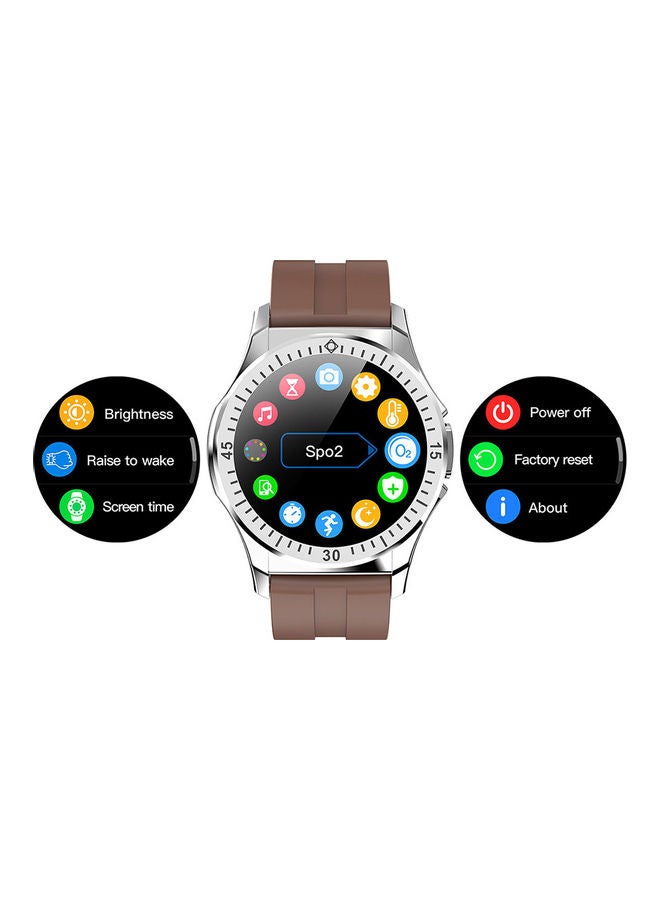 Generic - TW6 Body Temperature Smart Watch Black & Green - Image 1