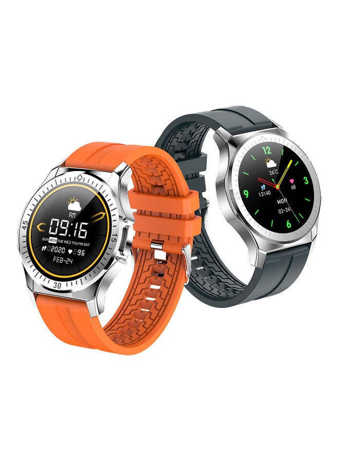 Generic - TW6 Body Temperature Smart Watch Black & Green - Image 1