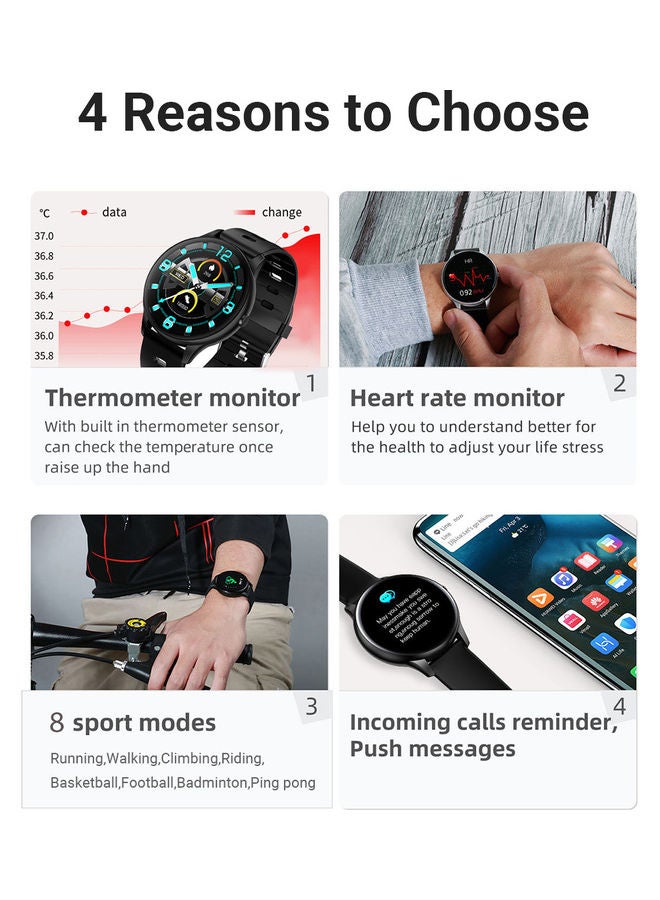 K21 Smart Bracelet Sports Watch Silver - Image 5