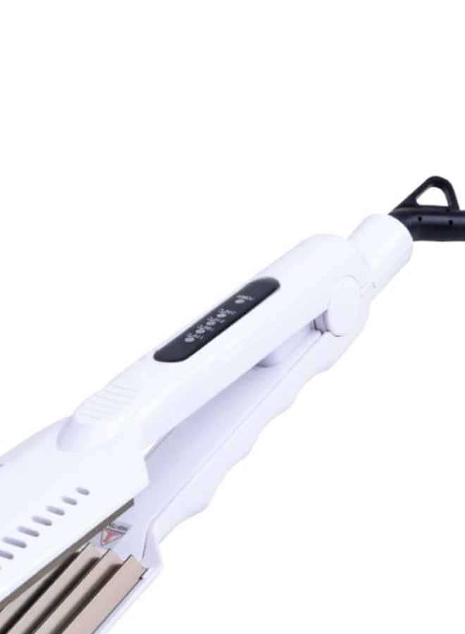 بيوينتي جهاز احترافي لتجعيد الشعر أبيض/ بيج/ أسود 29سم - Image 3