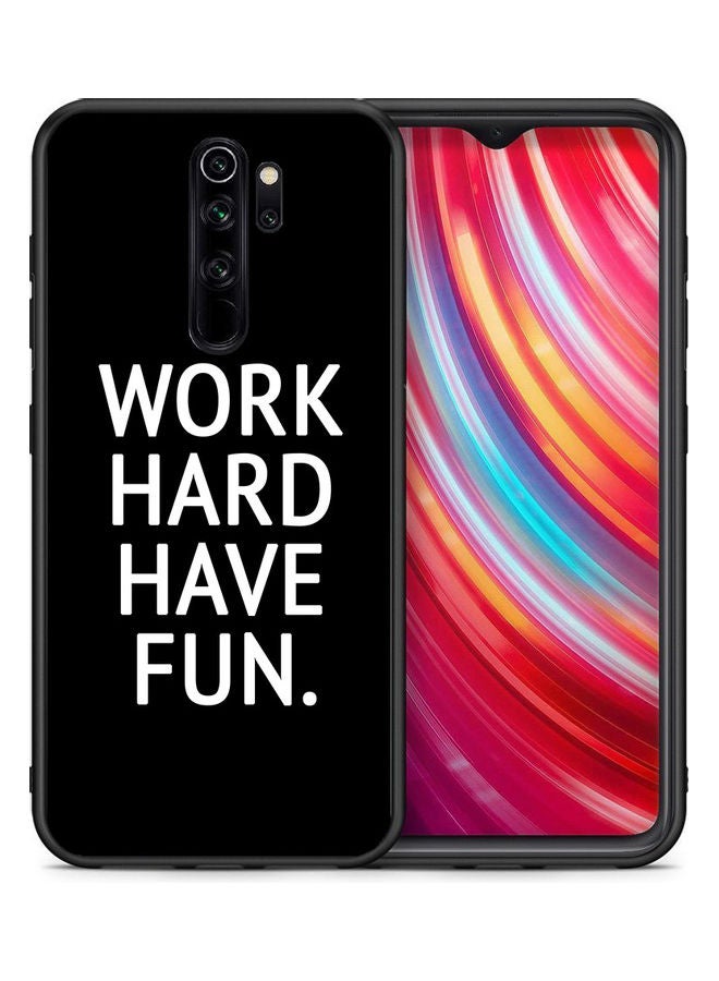 Okteq Protective Case Cover For Xiaomi Redmi Note 8 Pro Black/White 
