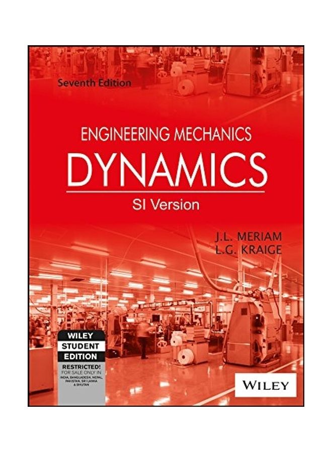 Engineering Mechanics Dynamics Paperback English by Meriam 