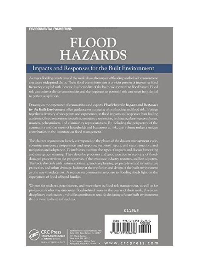 Flood Hazards Hardcover English by CRC Press - 2011  - Image 2