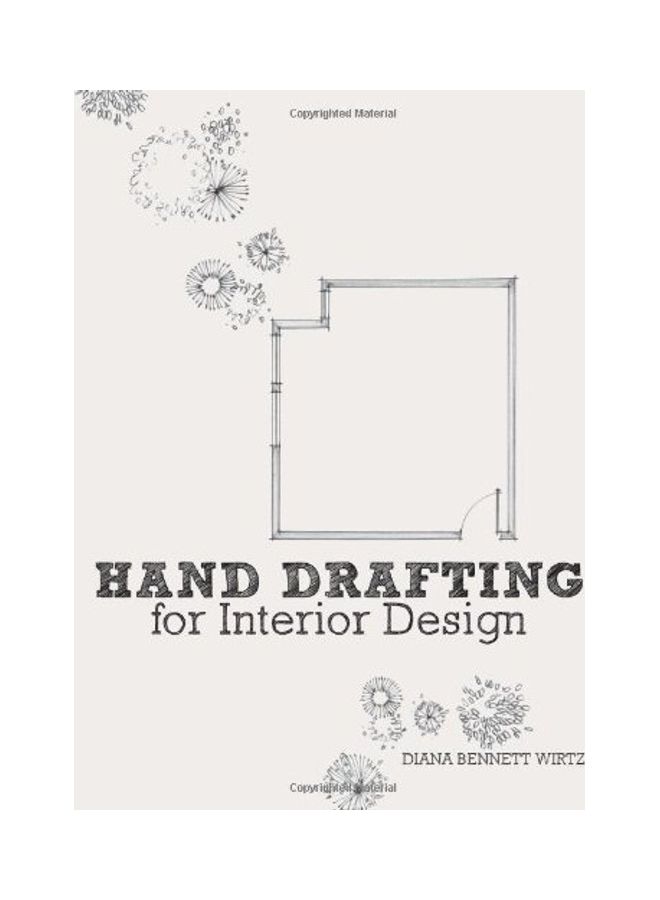 Hand Drafting for Interior Design Paperback English by Diana Bennett Wirtz - 2009 - Image 1