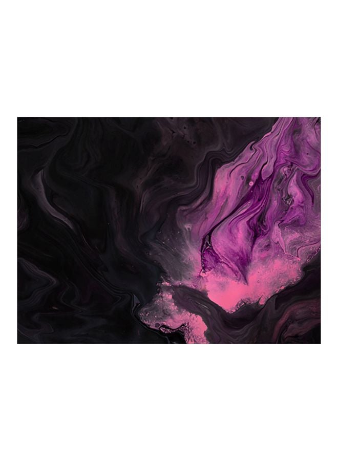 Fast Print Paint Printed Self-Adhesive Wall Sticker Black/Purple/Pink 60x45cm