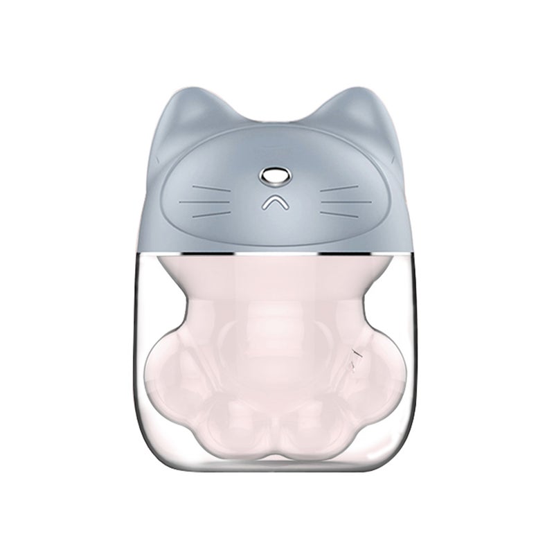 إيهوم جهاز ترطيب الهواء بالرذاذ لطيف ومحمول، بتصميم مخلب قطة وبسعة 120 مل أزرق 14.5سم - Image 1