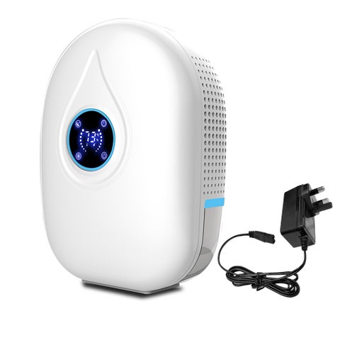 Portable Home Mini Dehumidifier With Remote Control Blue 28cm
