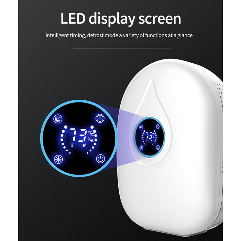 إيهوم مزيل الرطوبة محمول وصغير للمنزل مزود بجهاز تحكم عن بعد أزرق 28سم - Image 3