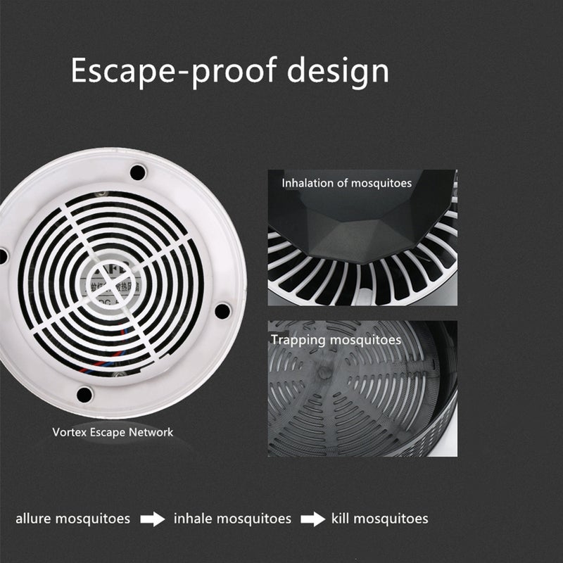 إيهوم مصباح ضوء LED صاعق وطارد للبعوض على شكل ماسة بمنفذ USB أسود 19.5سم - Image 2