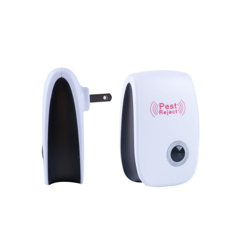 إيهوم جهاز تحكم إلكترونى بالموجات فوق الصوتية لطرد الآفات الحشرية مثل البعوض أبيض 9.6سم - Image 1