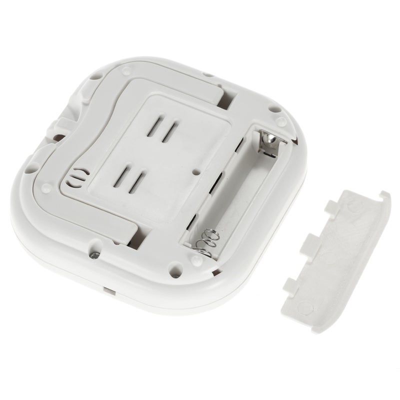 إيهوم ميزان قياس الحرارة والرطوبة الرقم بتصميم صغير للاستخدام الداخلي وعرض درجة الحرارة بمقياس سيليزيوس/ فهرنهايت أبيض 14سم - Image 3