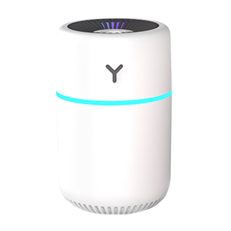 EHOME 260ml Colorful Mist Humidifier White 12.5cm - Image 1