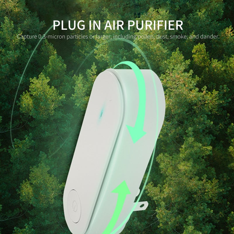 EHOME Plug-In Air Purifier Pink 11.7cm - Image 3