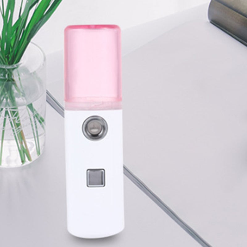 إيهوم جهاز ترطيب الوجه بالرذاذ وبتقنية النانو ومحمول وبسعة 30 مل أبيض 15.4سم - Image 3