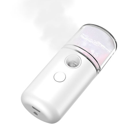 30ml Portable Nano Facial Mister Face Humidifier White 12.1cm