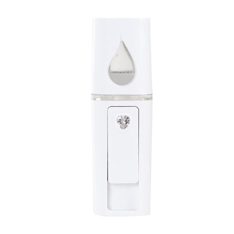EHOME 20ml Portable Nano Facial Mister Face Humidifier White 15.5cm - Image 1