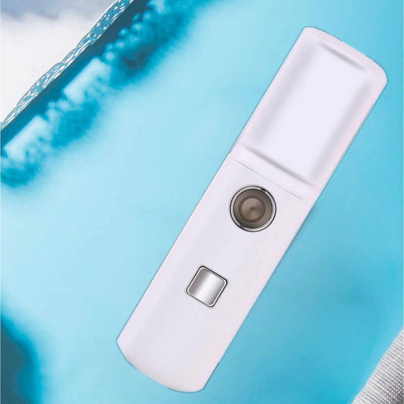 إيهوم جهاز ترطيب الوجه بالرذاذ وبتقنية النانو ومحمول وبسعة 30 مل أبيض 15.4سم - Image 2