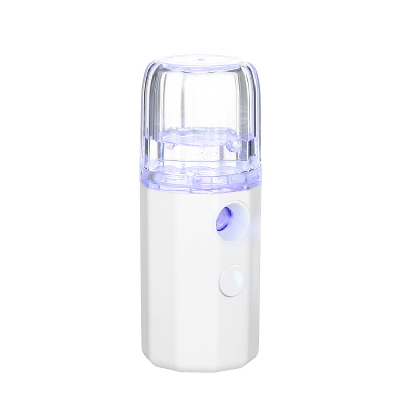 إيهوم جهاز بخاخ للوجه بتقنية النانو محمول باليد للترطيب العميق أبيض 14.5سم - Image 2