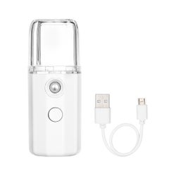 EHOME Handheld Portable Deep Moisturzing Nano Facial Mist Sprayer White 14.5cm  - Image 3
