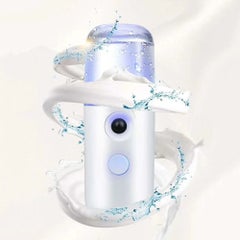 EHOME Handheld Portable Deep Moisturzing Nano Facial Mist Sprayer White 12cm  - Image 3