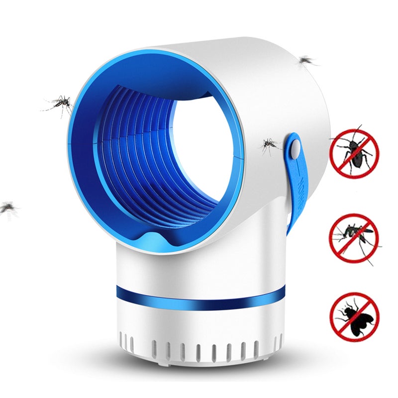 إيهوم مصباح إلكتروني بضوء LED غير سام قاتل للحشرات والبعوض أبيض 21سم - Image 1