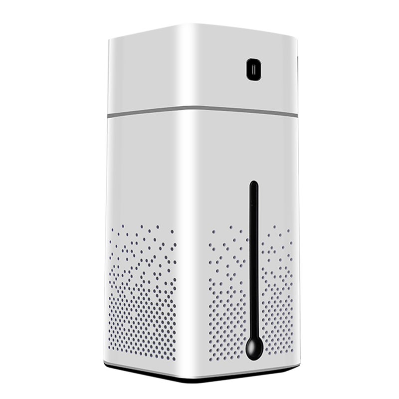 EHOME 1000ml Mist Humidifier Diffuser With Colorful Light White 23cm - Image 1