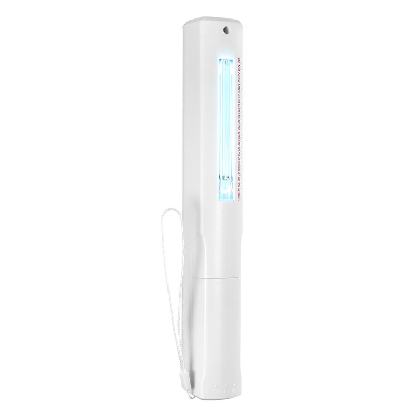 إيهوم مصباح محمول باليد يعمل ببطارية وبالأشعة فوق البنفسجية أبيض 29.5سم - Image 1