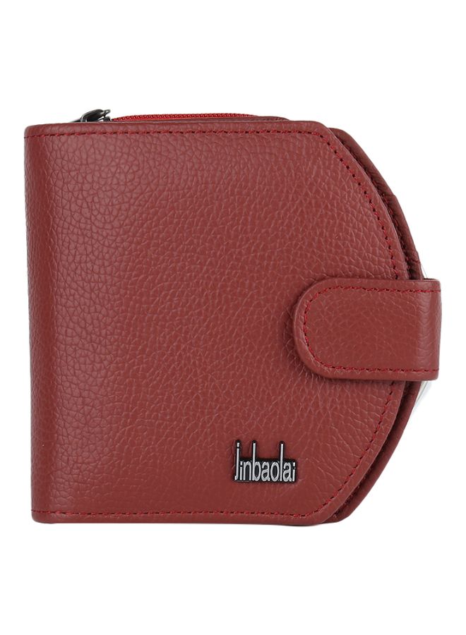 Beauenty - Bi-Fold Leather Wallet Red - Image 1