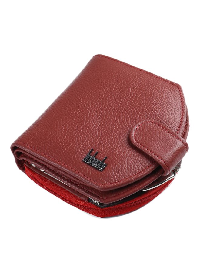 Beauenty - Bi-Fold Leather Wallet Red - Image 1
