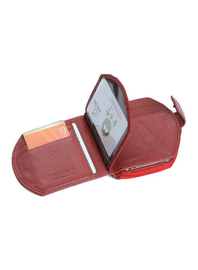 Beauenty - Bi-Fold Leather Wallet Red - Image 1