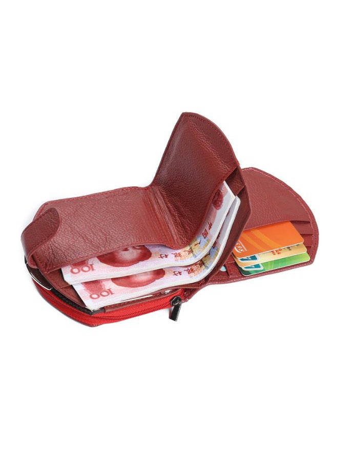 Beauenty - Bi-Fold Leather Wallet Red - Image 1