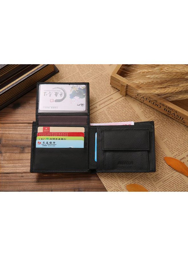 Men's Bi-Fold Leather Wallet Black - v1606992260/N40191799A_2