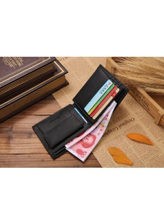 Beauenty Men's Bi-Fold Leather Wallet Black  - Image 3