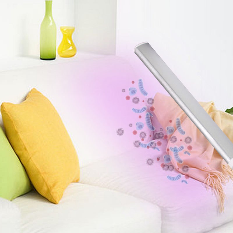 إيهوم مصباح LED بإضاءة أشعة فوق بنفسجية قابل للشحن مع مؤقت 5 و15و30 دقيقة فضي 44سم - Image 3