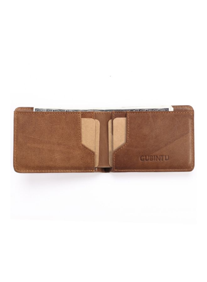 Beauenty - Men's Bi-Fold Leather Wallet Coffee - Image 1