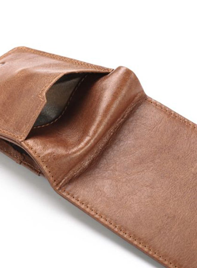 Beauenty - Men's Bi-Fold Leather Wallet Coffee - Image 1