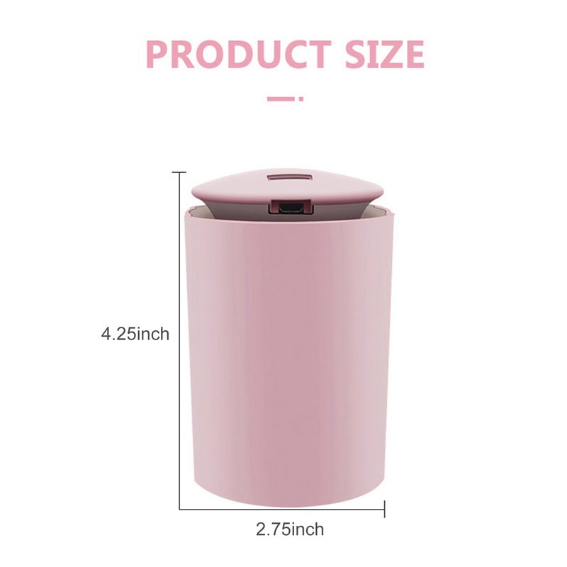 إيهوم جهاز ترطيب الهواء بنشر الرذاذ سعة 260 مل مع ضوء LED وردي 11سم - Image 3