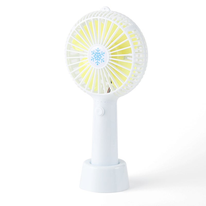 إيهوم مروحة مكتب شخصية منخفضة الضوضاء ومحمولة باليد بـ 3 سرعات وقاعدة أبيض 22سم - Image 3